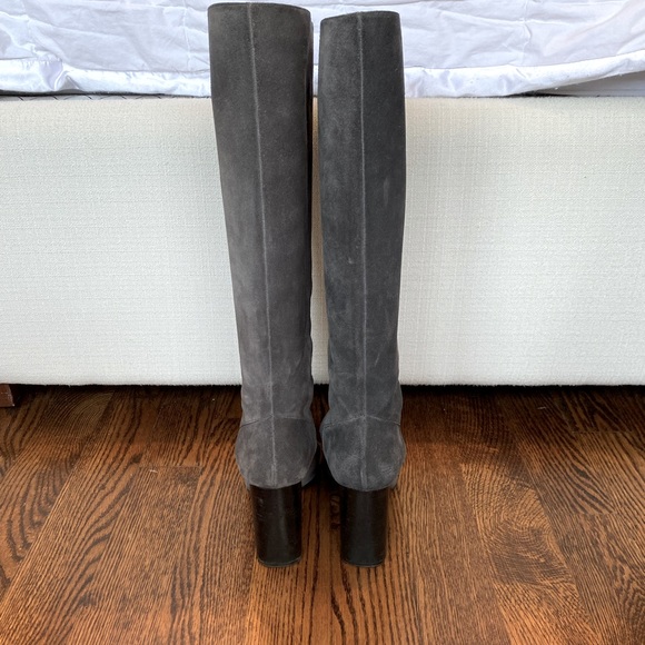 Lanvin Knee-High Suede Boots - Picture 4 of 7